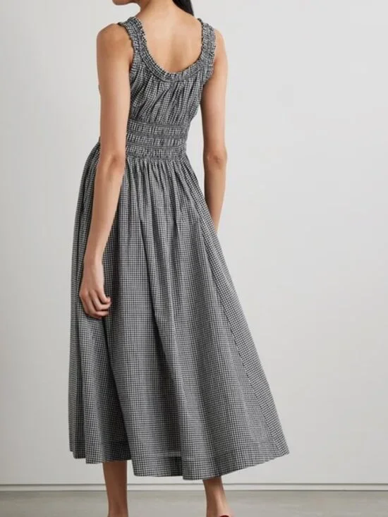 Doen Emmaretta Dress in La Maddalena Gingham Size XS NWT - Picture 3 of 9